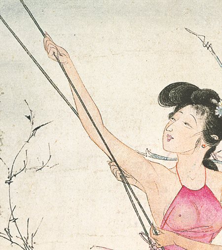 沙县-胡也佛的仕女画和最知名的金瓶梅秘戏图
